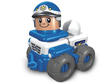 LEGO 3698-1 Friendly Police Car (Explore)