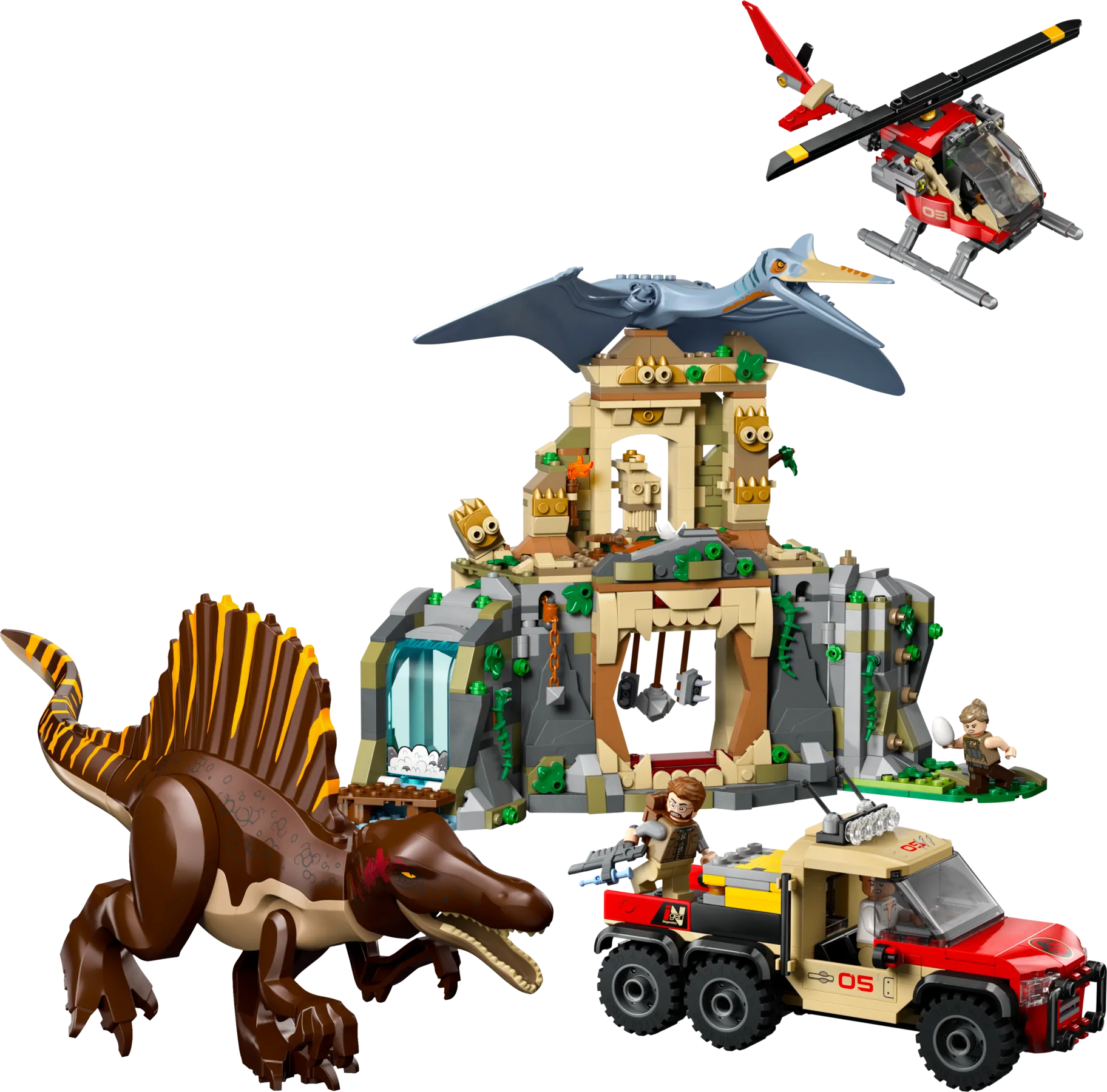 LEGO 76976-1 Spinosaurus & Quetzalcoatlus Air Mission