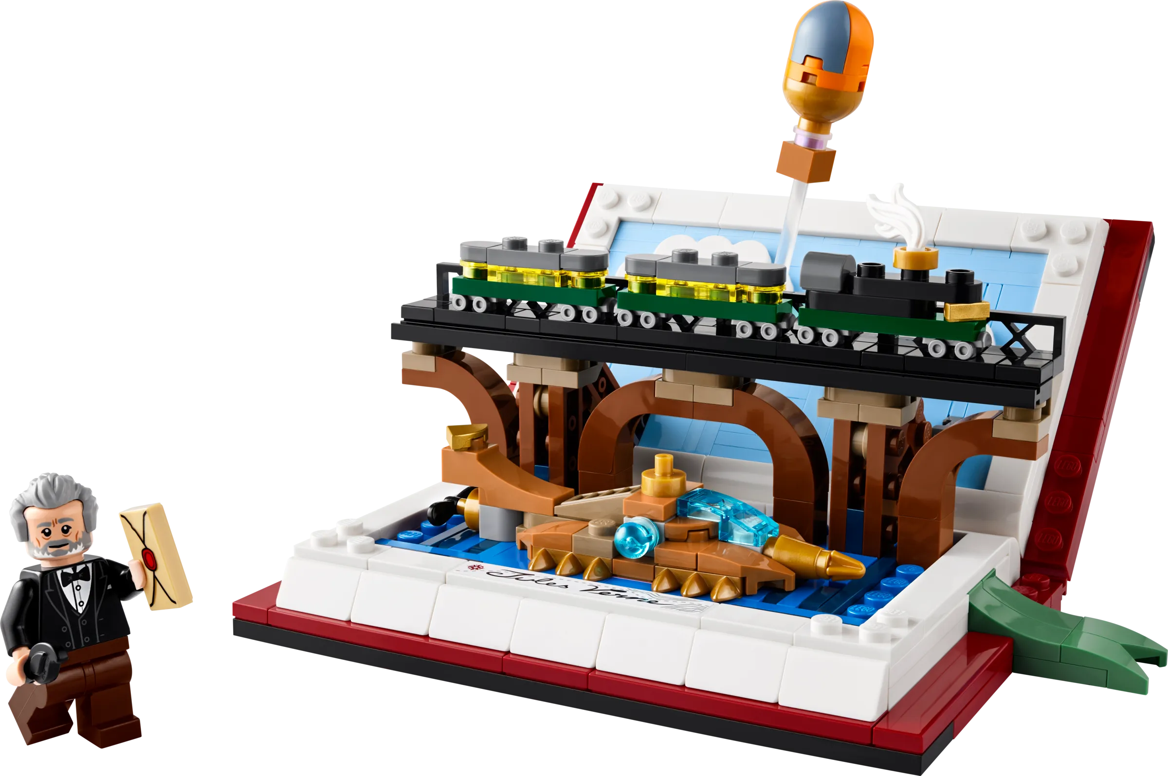 LEGO 40690-1 Tribute to Jules Verne's Books