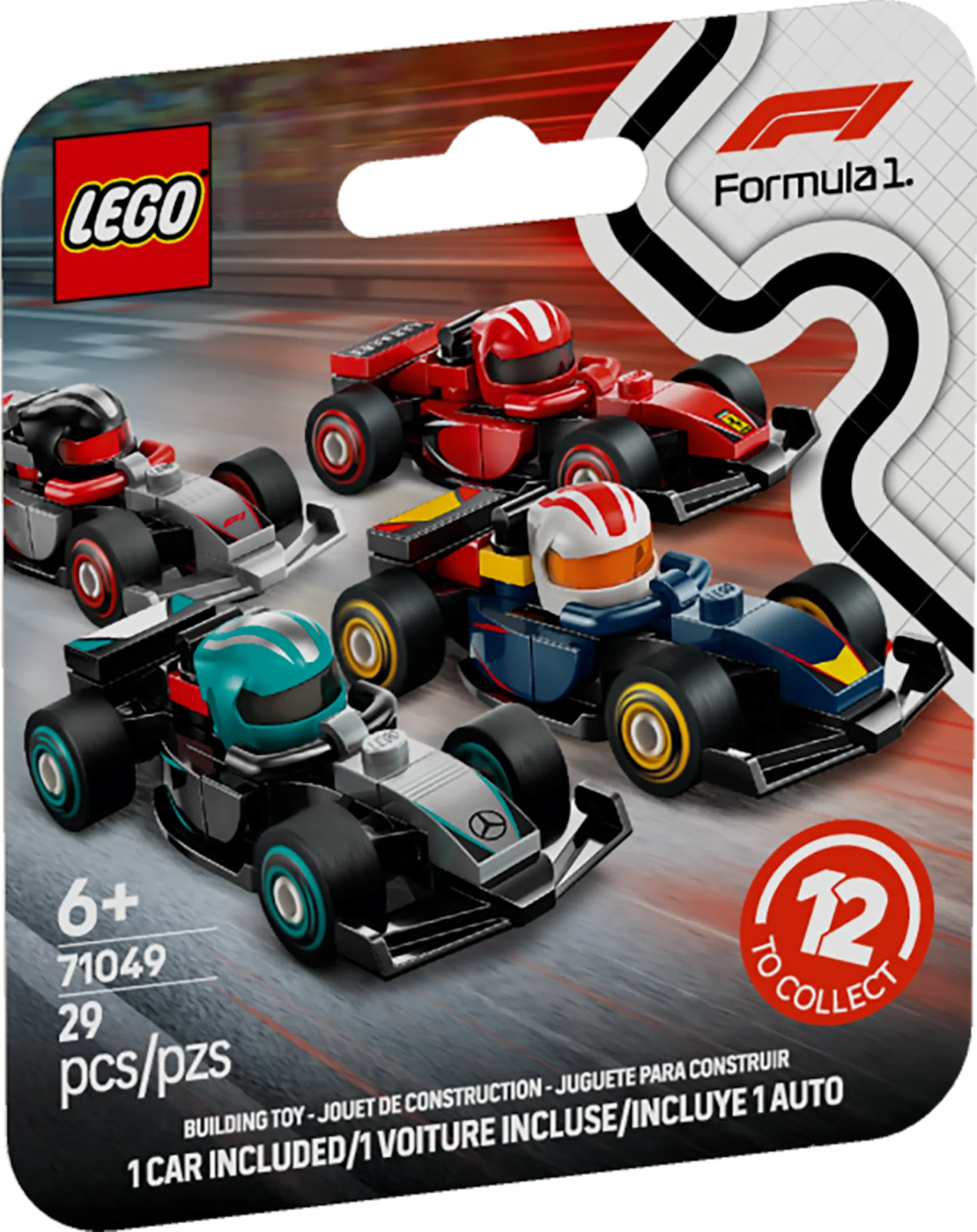 LEGO 71049-0 F1 Collectible Race Car - Random Box