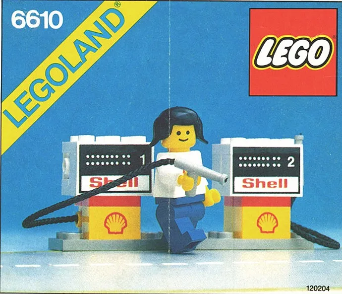 LEGO 6610-1 Shell Petrol Pumps