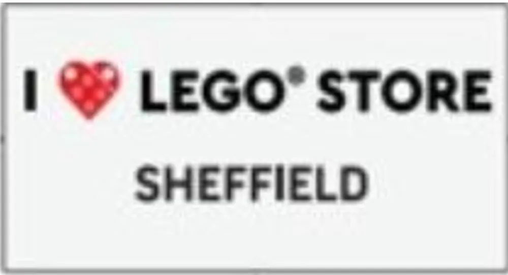 LEGO 6646267-1 I [Heart] LEGO Store Sheffield Tile