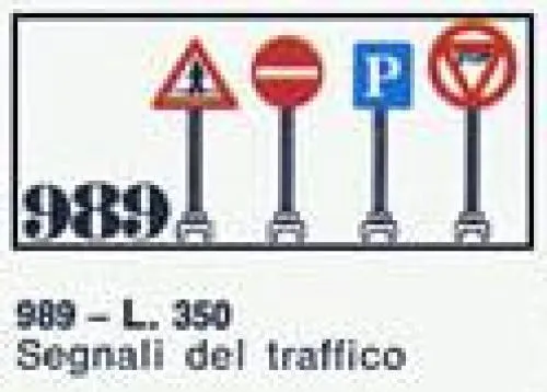 LEGO 989-1 10 Traffic Signs