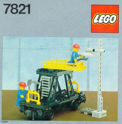 LEGO 7821-1 Overhead Gantry and Lighting Maintenance Wagon