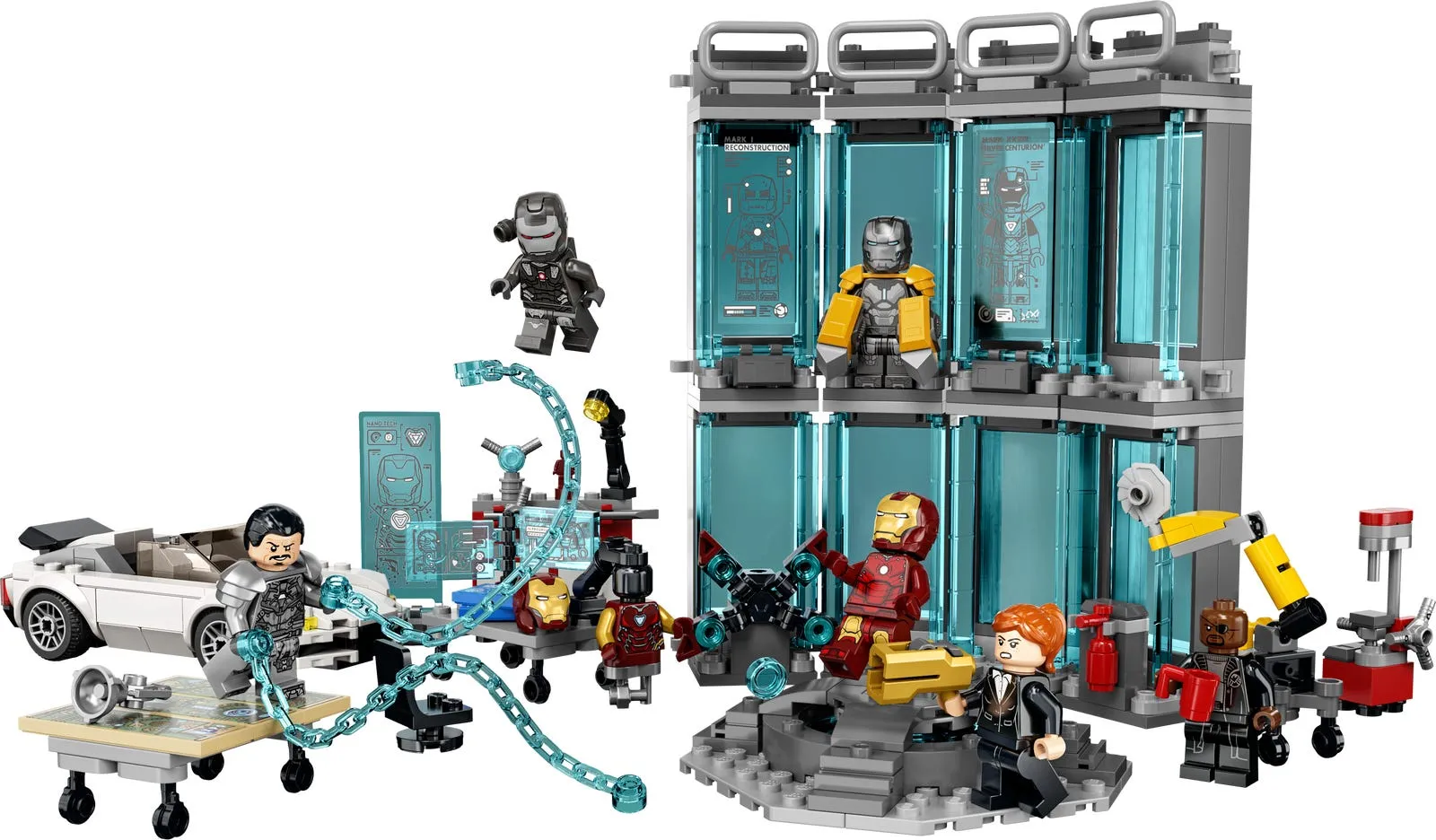 LEGO 76216-1 Iron Man Armory