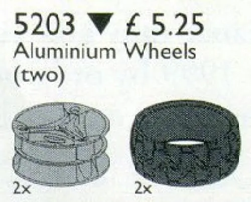 LEGO 5203-1 Silver Wheels