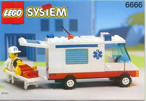 LEGO 6666-1 Ambulance