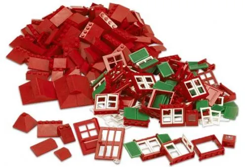 LEGO 9243-1 Doors Windows and Roof Tiles