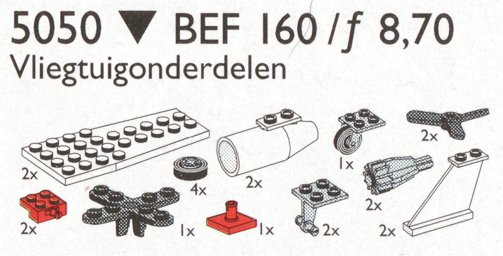 LEGO 5050-1 Plane Accessories