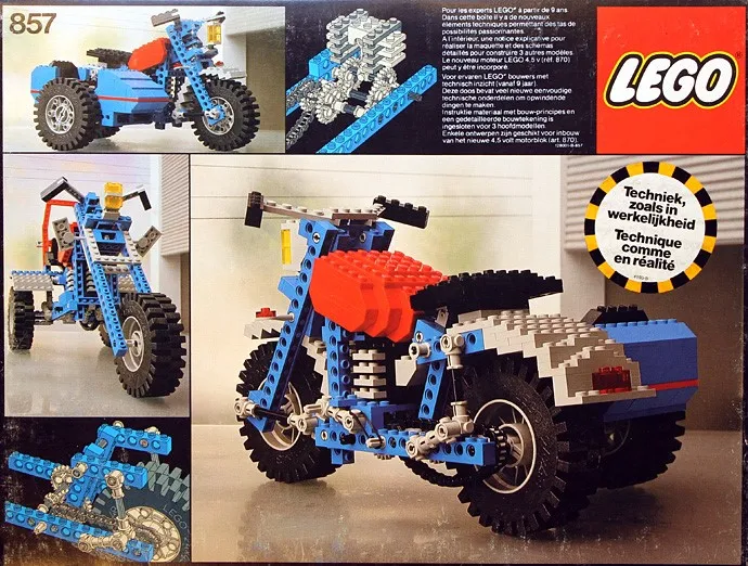 LEGO 8857-2 Motorcycle