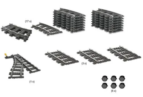 LEGO 4206-1 9V Train Switching Track Collection