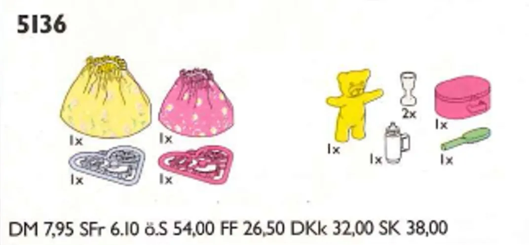 LEGO 5136-1 Belville Accessories