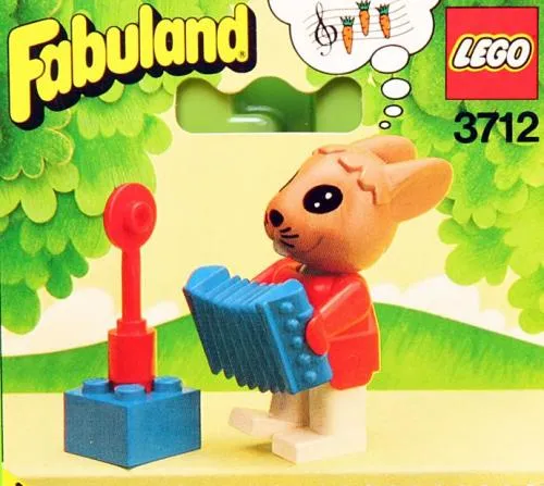 LEGO 3712-1 Robby Rabbit and Accordion
