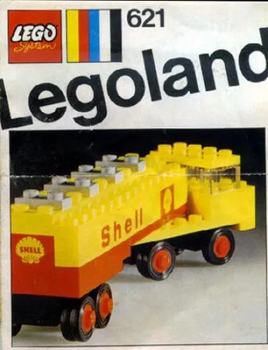 LEGO 621-2 Shell Tanker Truck