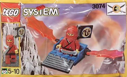 LEGO 3074-1 Red Ninja's Dragon Glider