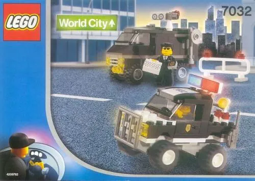 LEGO 7032-1 Highway Patrol & Undercover Van