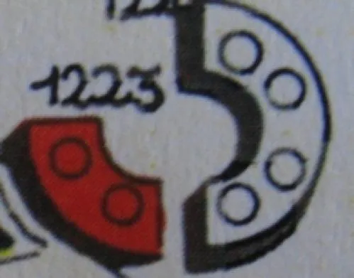 LEGO 1223-3 2 x 2 Curved Bricks
