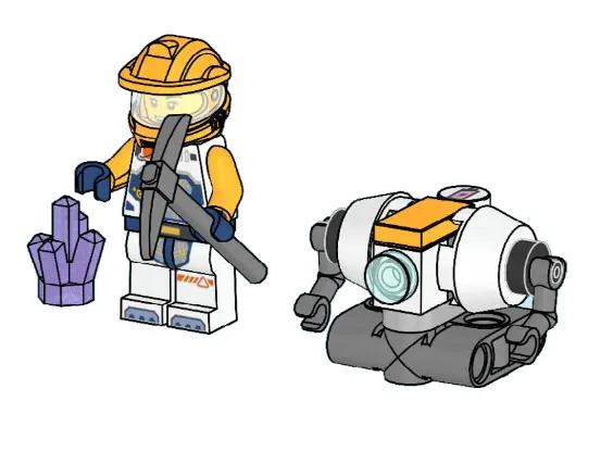 LEGO 952405-1 Astronaut & Robot