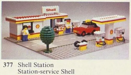 LEGO 377-1 Shell Service Station