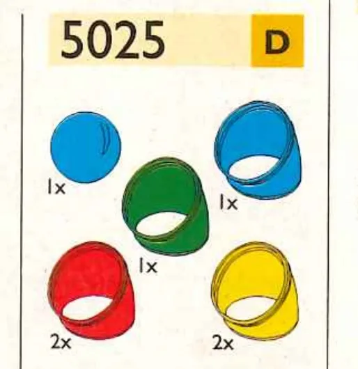 LEGO 5025-1 Tubes