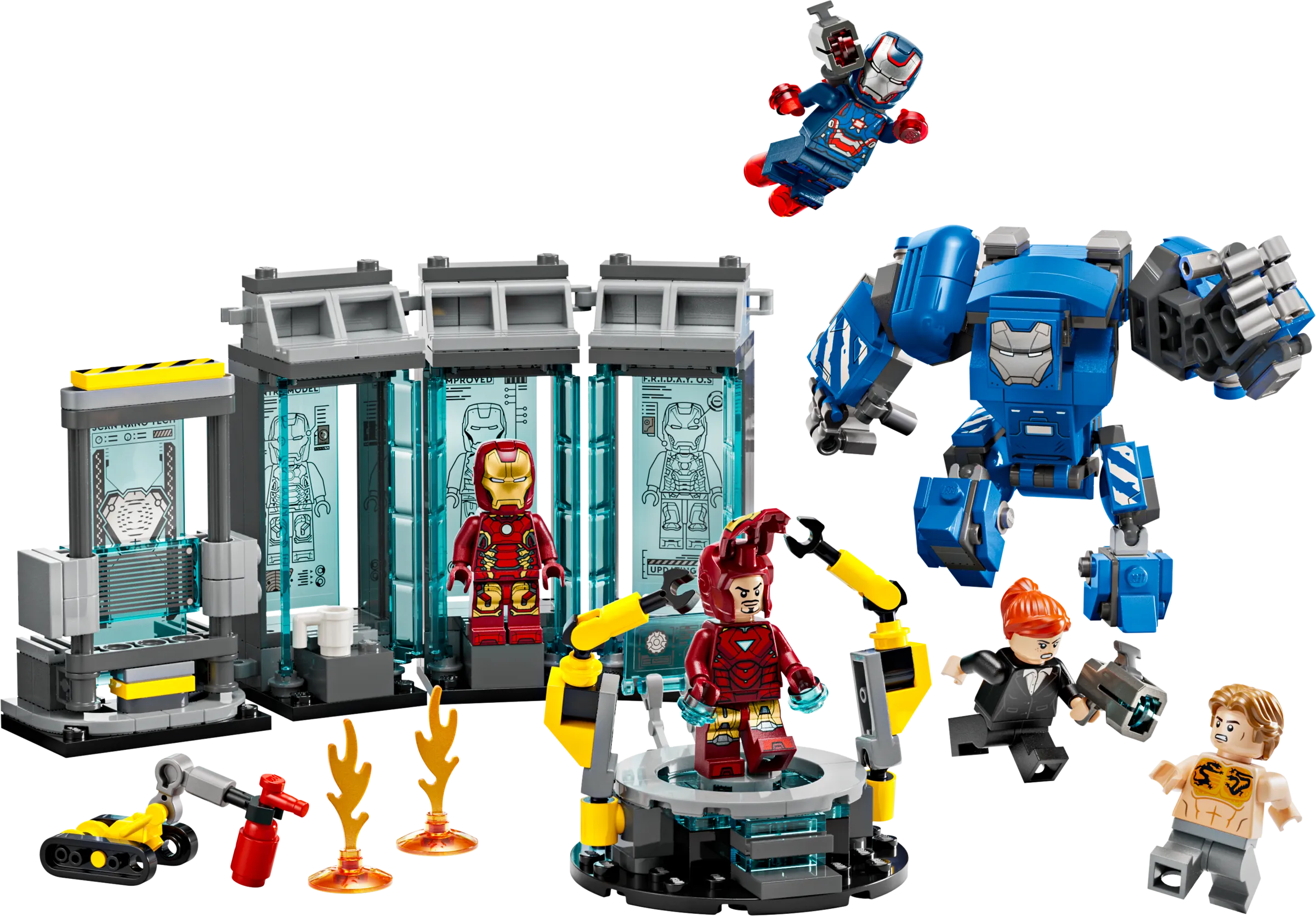 LEGO 76315-1 Iron Man's Laboratory: Hall of Armor