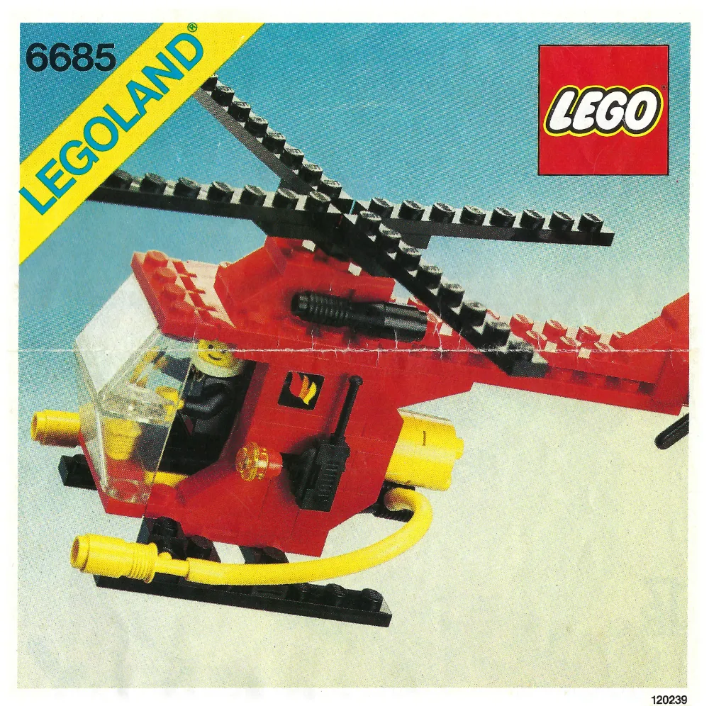 LEGO 6685-1 Fire Copter 1