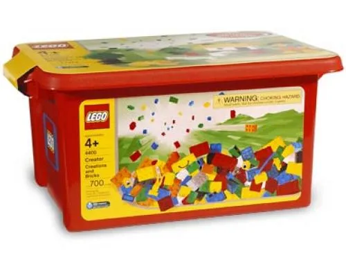 LEGO 4400-1 Creations and Bricks {Red Tub}