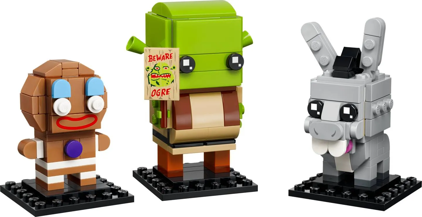 LEGO 40923-1 Shrek, Donkey & Gingy Figures