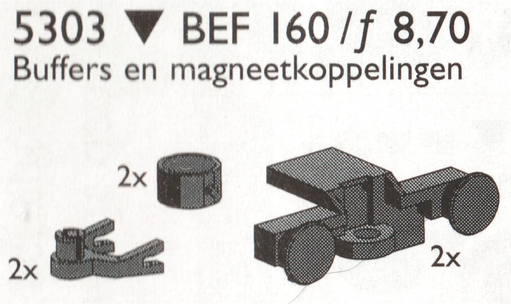 LEGO 5303-1 Buffers, Magnets & Couplers