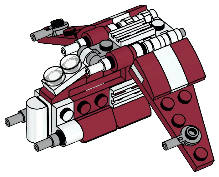 LEGO L0002236-1 Republic Gunship