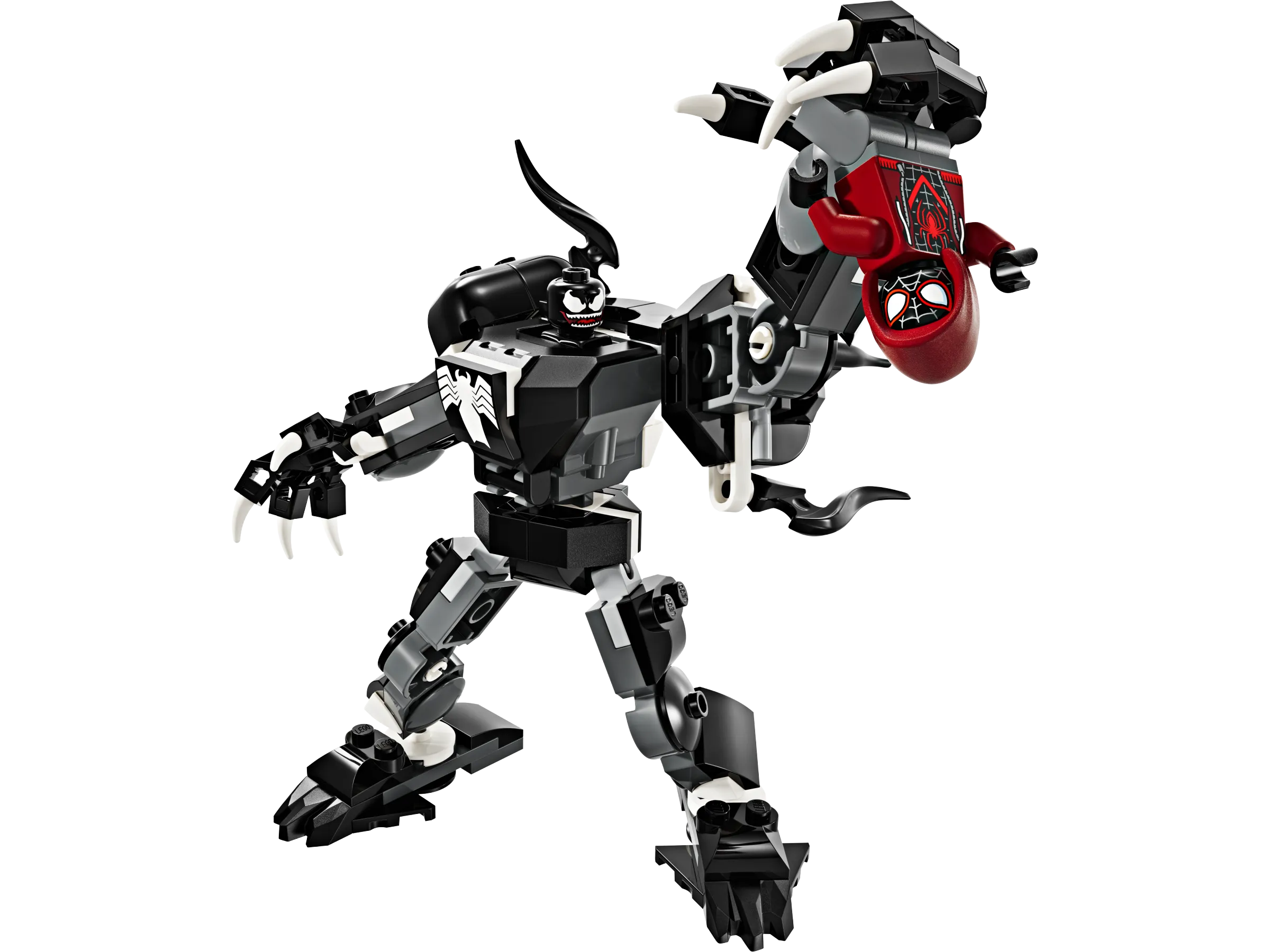 LEGO 76276-1 Venom Mech Armor vs. Miles Morales