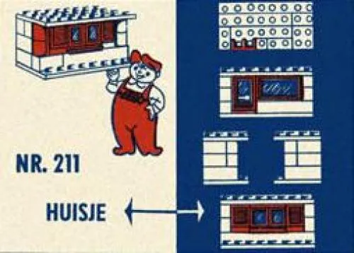 LEGO 211-2 Small House Set