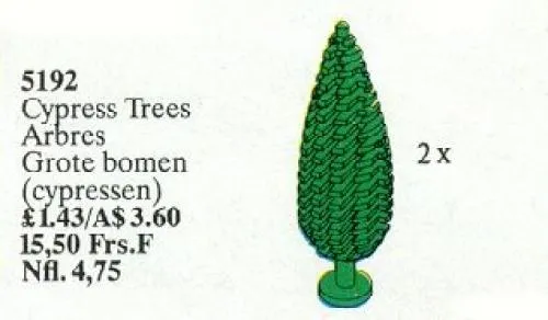 LEGO 5192-1 Cypress Trees