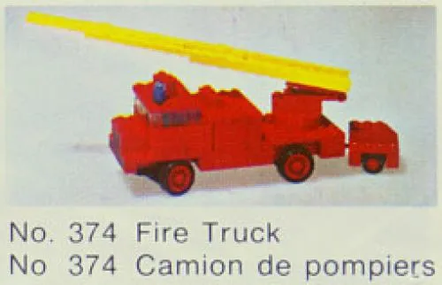 LEGO 374-2 Fire Engine