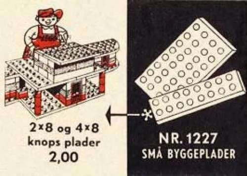 LEGO 1227-2 4 x 8 & 2 x 8 Plates