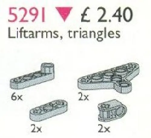 LEGO 5291-1 Liftarms & Triangles