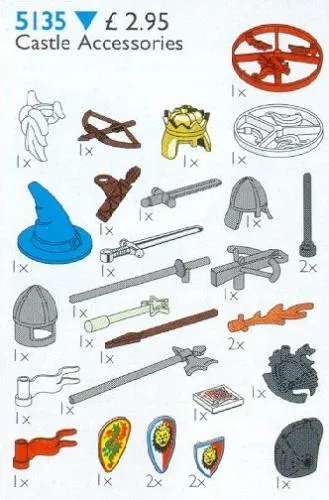LEGO 5135-1 Castle Accessories