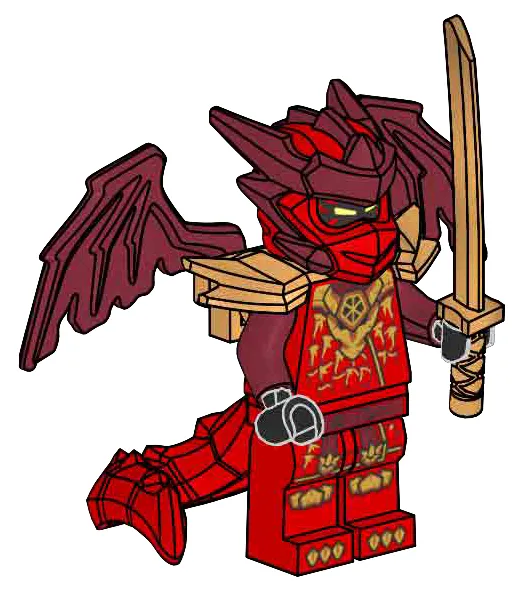 LEGO L0002204-1 Kai - Draconus Form