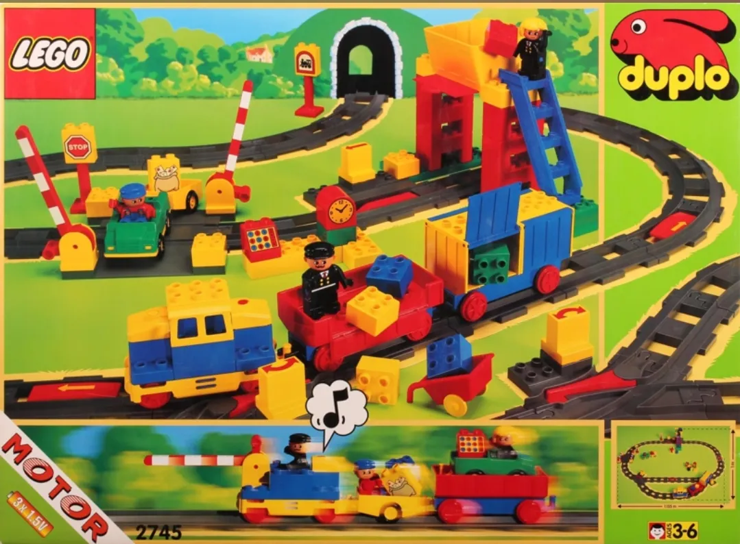 LEGO 2745-1 Deluxe Electric Train Set