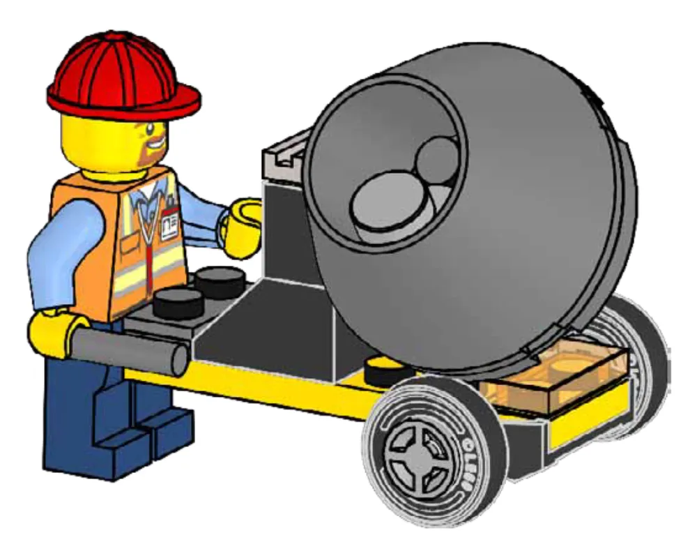 LEGO 952403-1 Cement-Mixer