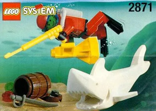 LEGO 2871-1 Diver and Shark