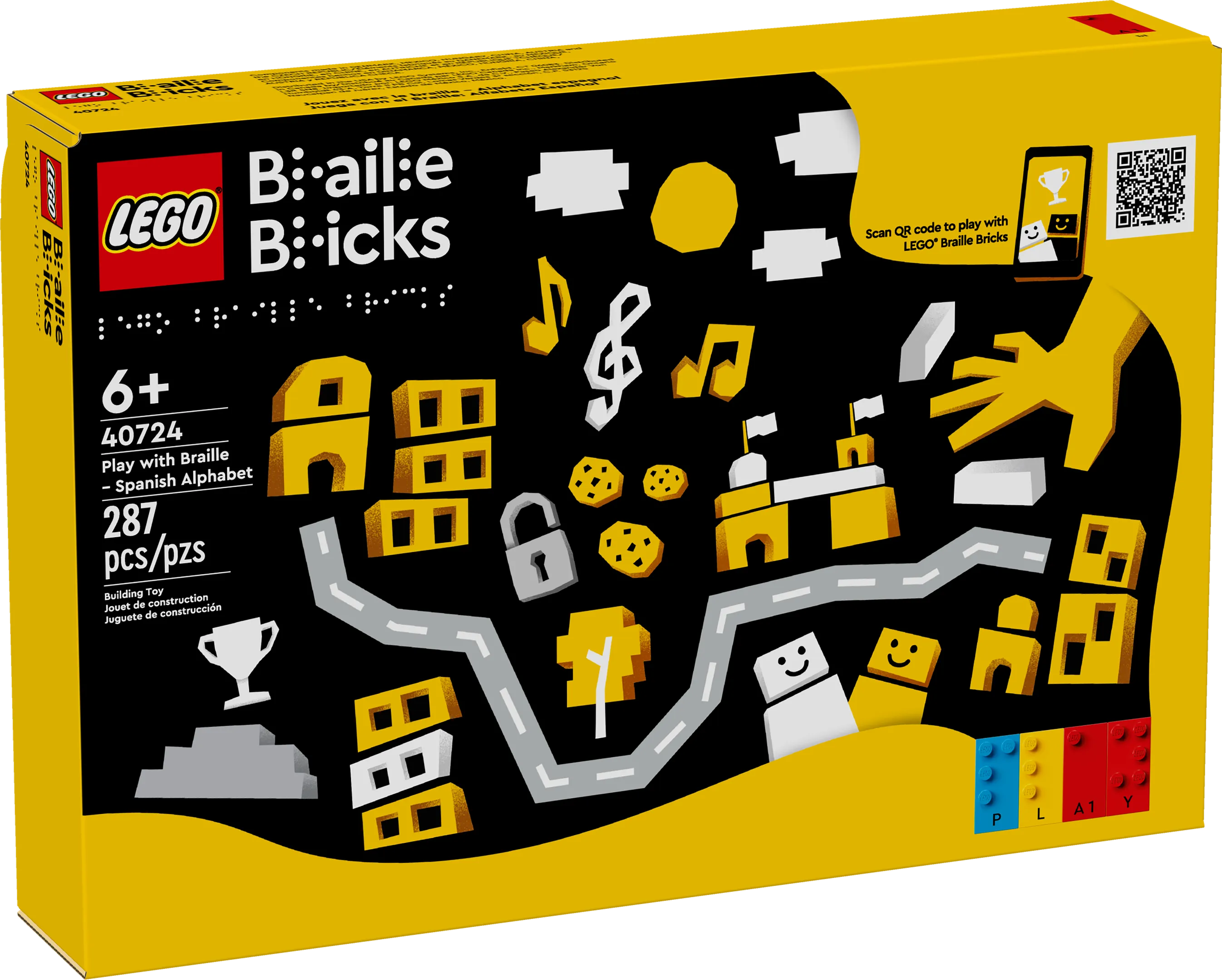 LEGO 40724-1 Play with Braille - Spanish Alphabet