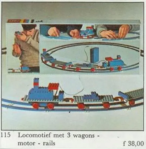 LEGO 115-2 Starter Train Set with Motor
