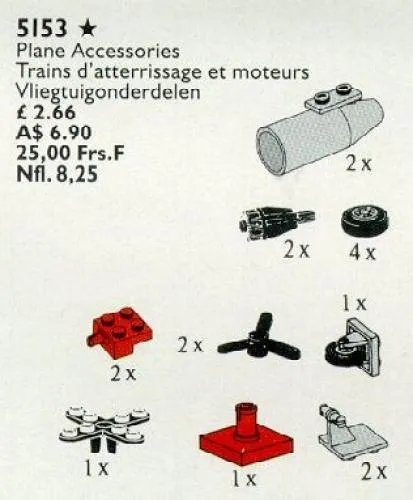 LEGO 5153-1 Plane Accessories