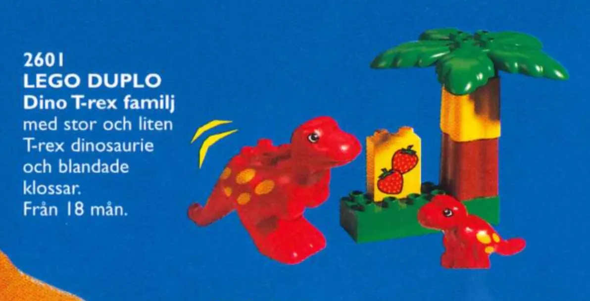 LEGO 2601-1 T-Rex Dinosaurs (Mother & Baby)