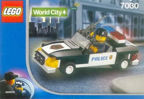 LEGO 7030-1 Squad Car