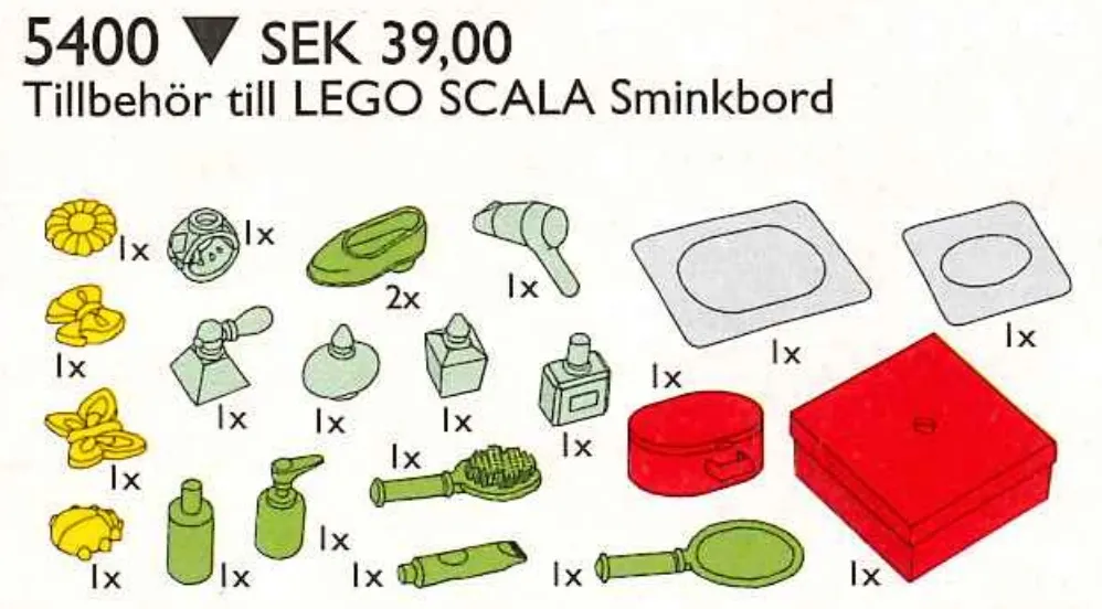 LEGO 5400-1 Fashion Accessories