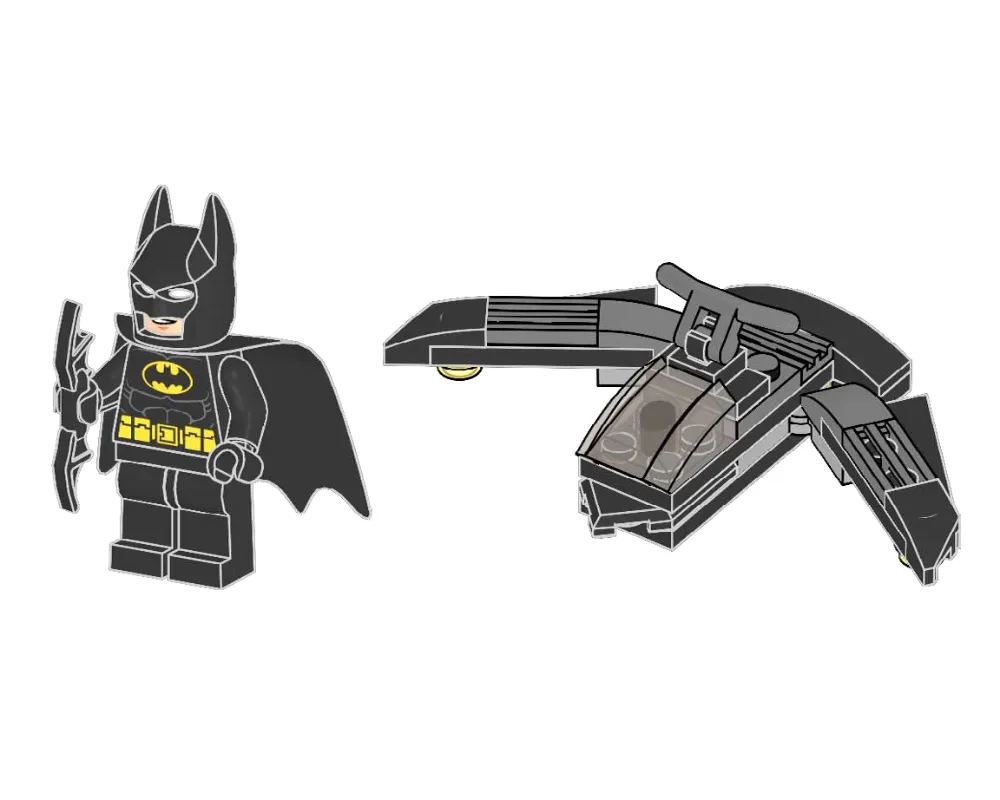 LEGO 212326-1 Batman and Batjet