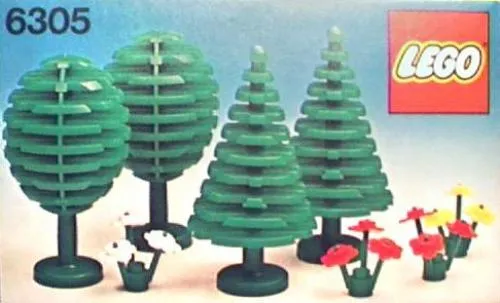 LEGO 6305-1 Trees and Flowers