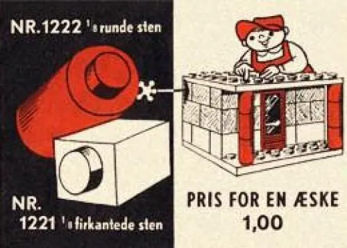 LEGO 1221-2 1 x 1 Bricks